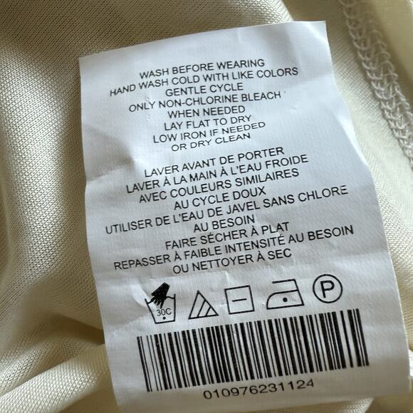 Motherhood Women's Maternity Lace Top Cream Ivory Lined Size Medium M - Picture 10 of 10